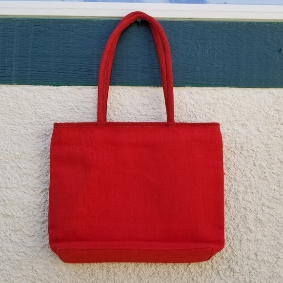 Aarong red beaded shell tote bag - Picture 4 of 6
